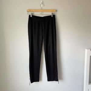Hatch Women's Maternity Black Elastic Waist Pull On Pants Size Small 1